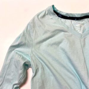 Aqua Blue Long Sleeve Tee